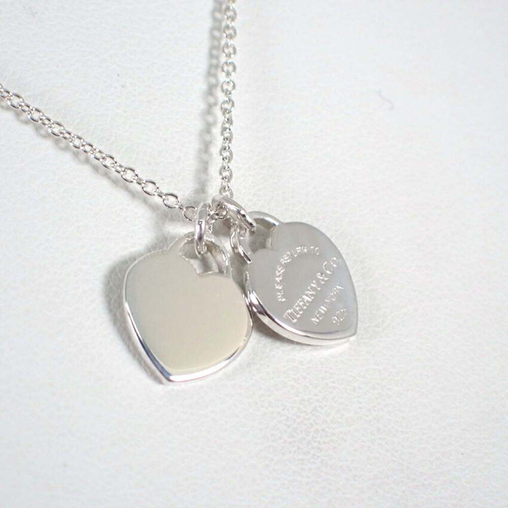 TIFFANY Authentic Silver Heart Necklace - Picture 4 of 10